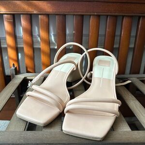 NWOT Dolce Vita Nude Strappy Heels